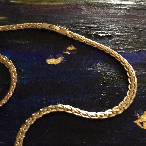 NWT vintage 14 karat gold filled chain & bracelet - Picture 4 of 7